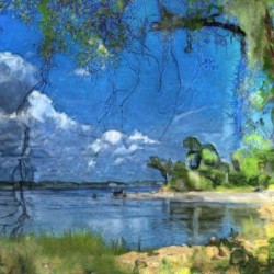 Blue nature